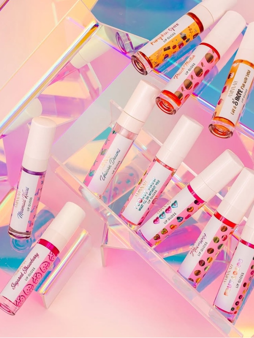 Aminnah Mermaid Kisses Lip Gloss NEW - Picture 3 of 3